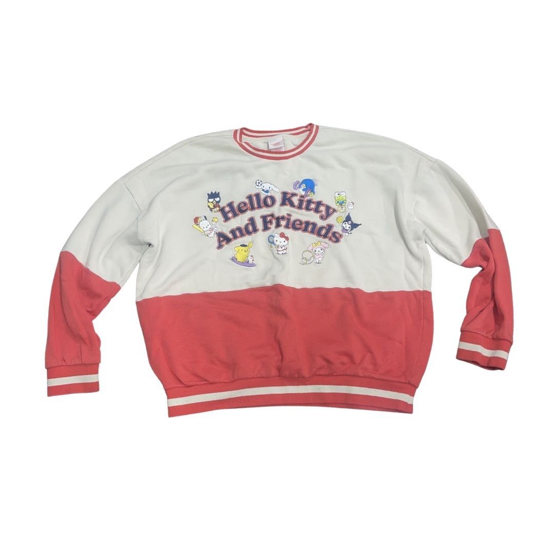 Other Sanrio Hello Kitty Sporty Panel Crewneck From BoxLunch Size XL / US 12-14 / IT 48-50 - 1 Thumbnail