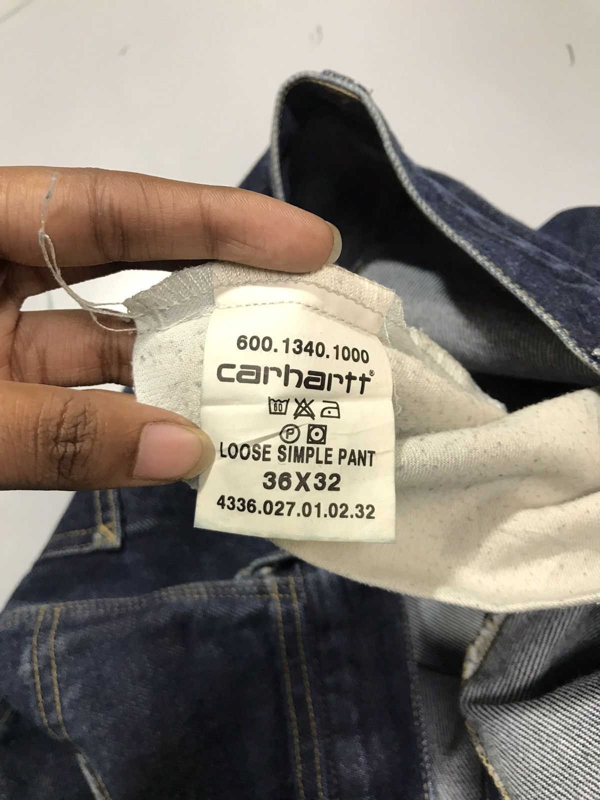 Carhartt Vintage Carhartt damaged pant workwear Size US 38 / EU 54 - 6 Thumbnail
