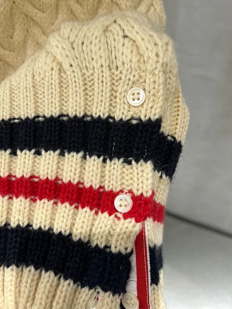 Thom Browne Thom Browne size1 Naval windproof wool knit jacket Size US S / EU 44-46 / 1 - 3 Thumbnail