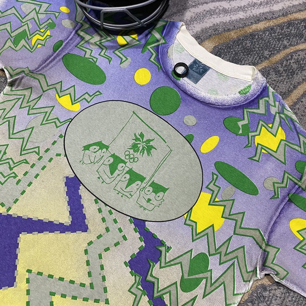 Japanese Brand × Mizuno × USA Olympics Vintage 1998 Olympics Nagano All Over Print Shirt Size US M / EU 48-50 / 2 - 3 Thumbnail