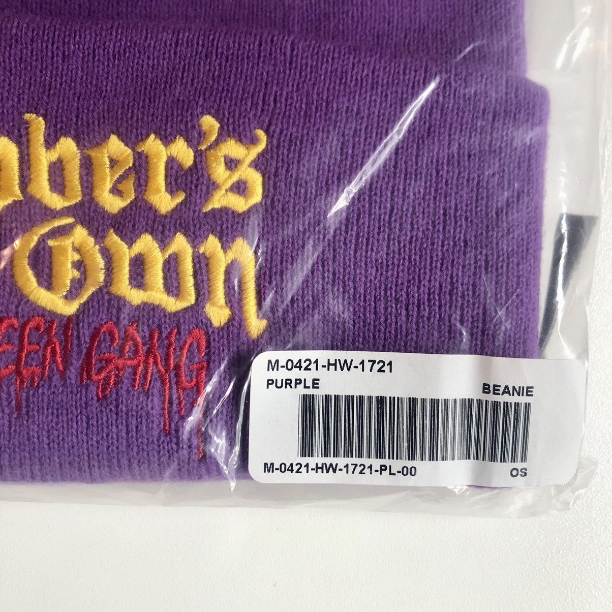 October's Very Own OVO Halloween Gang Beanie PURPLE Size ONE SIZE - 2 Thumbnail