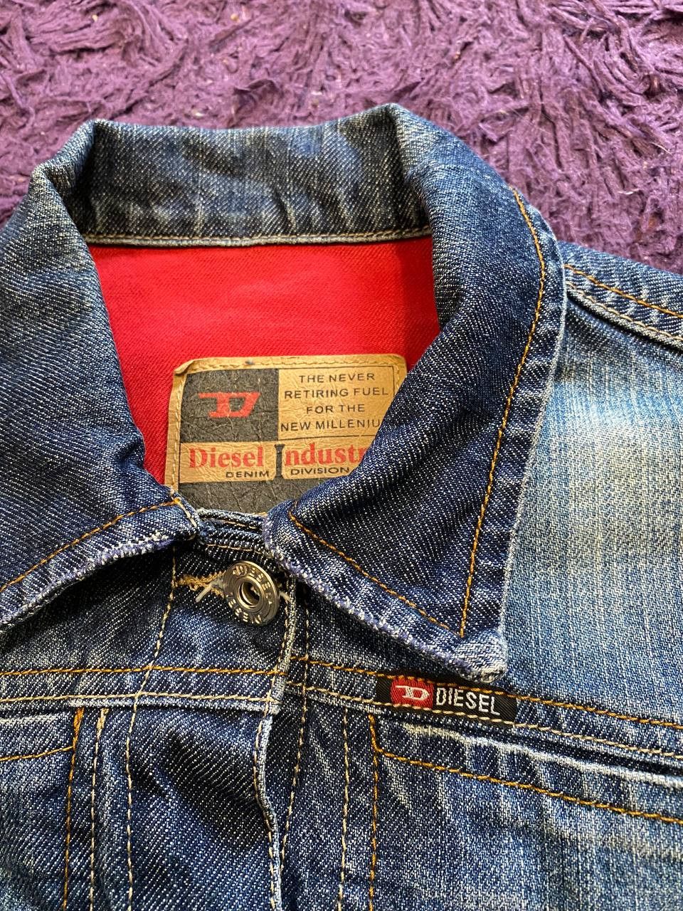 Diesel Vintage Diesel Y2K Denim Jacket Size S Size S / US 4 / IT 40 - 8 Thumbnail