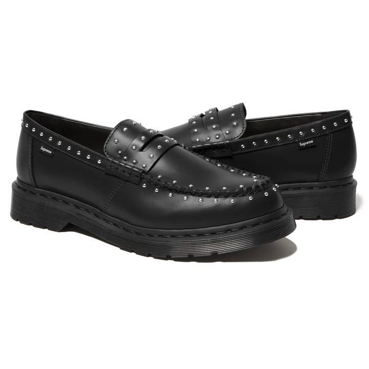 Supreme × Dr.Martens Studded Penton Loafer Black 25SS Week