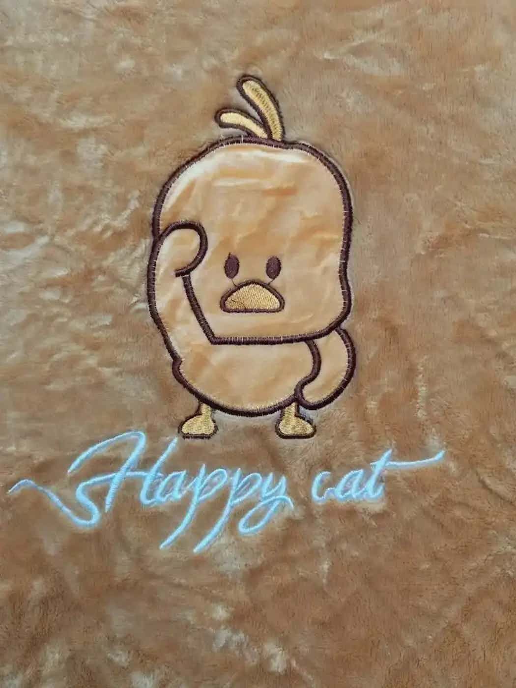 Vintage Vintage Happy Cat Fleece Sweatshirt Size US L / EU 52-54 / 3 - 4 Thumbnail