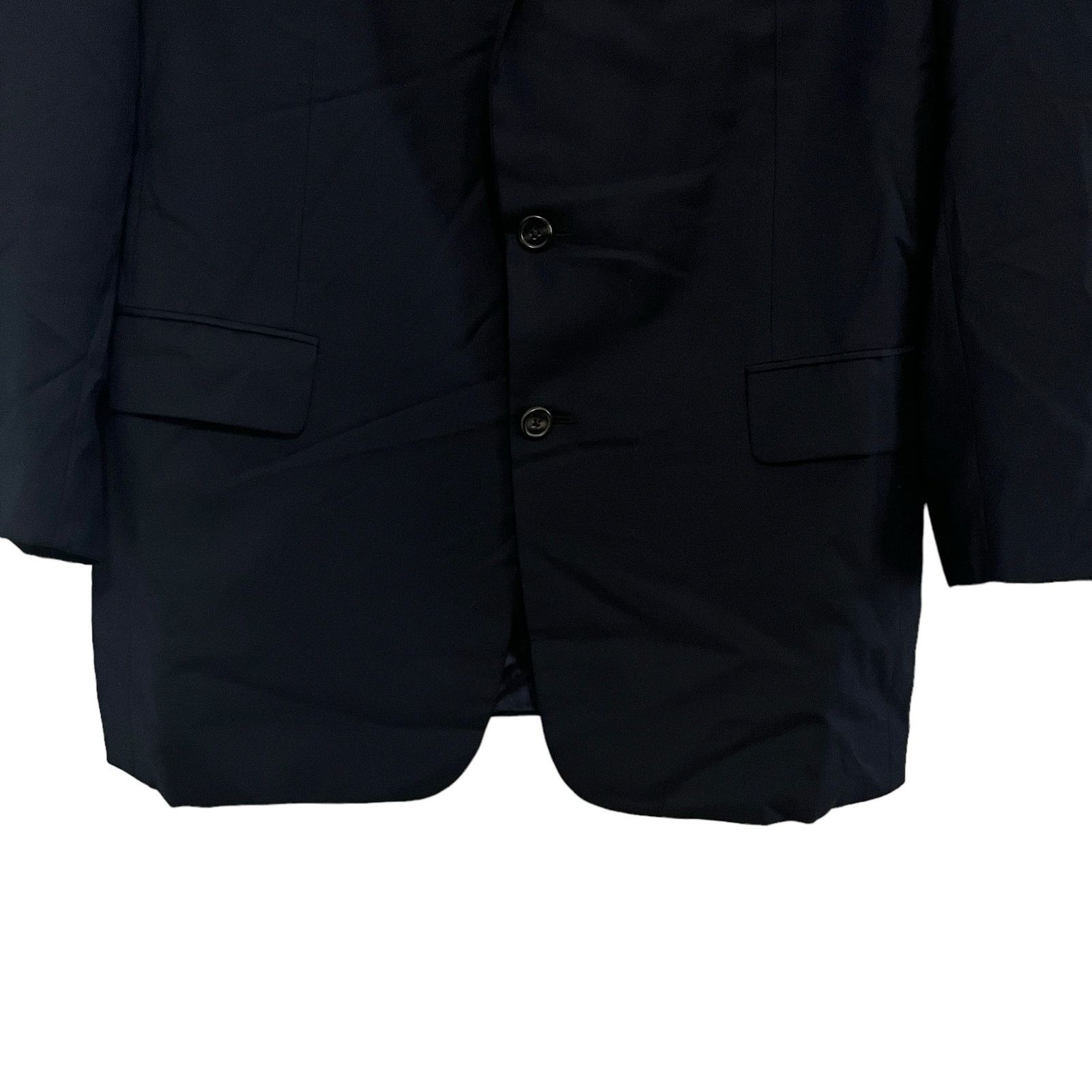 Hickey Freeman Hickey Freeman Loro Piana Navy 2 Button 2 Piece Suit 42L Size 42L - 8 Thumbnail