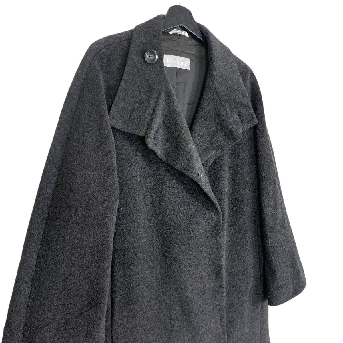 Max Mara Vintage Max Mara Italy Trench Coat Grey Designer Max Co Size M / US 6-8 / IT 42-44 - 7 Thumbnail
