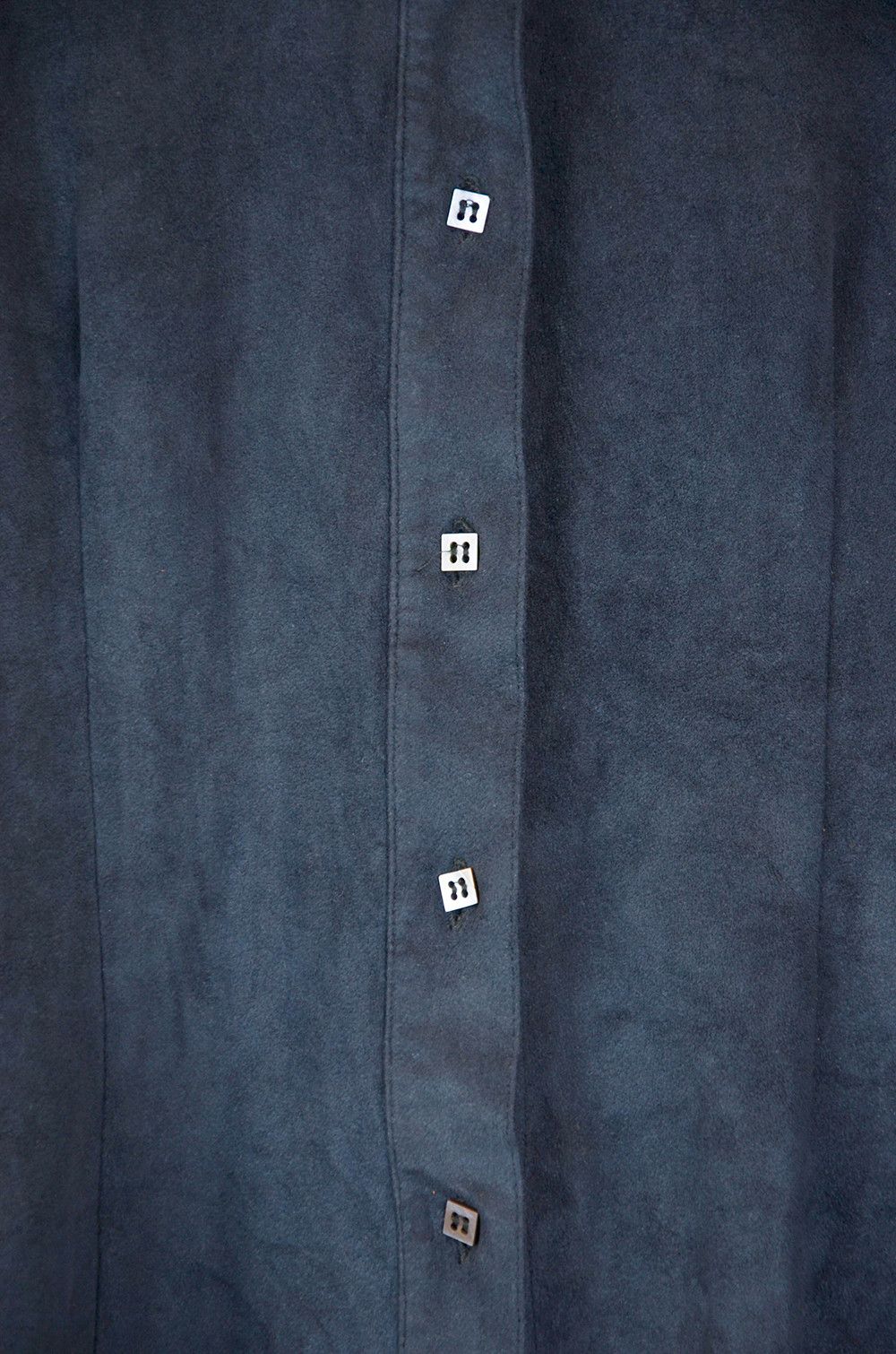 See by Chloe See By Chloé Navy Suede Button-Up Blouse – Size 42 (US 8) Size M / US 6-8 / IT 42-44 - 5 Thumbnail