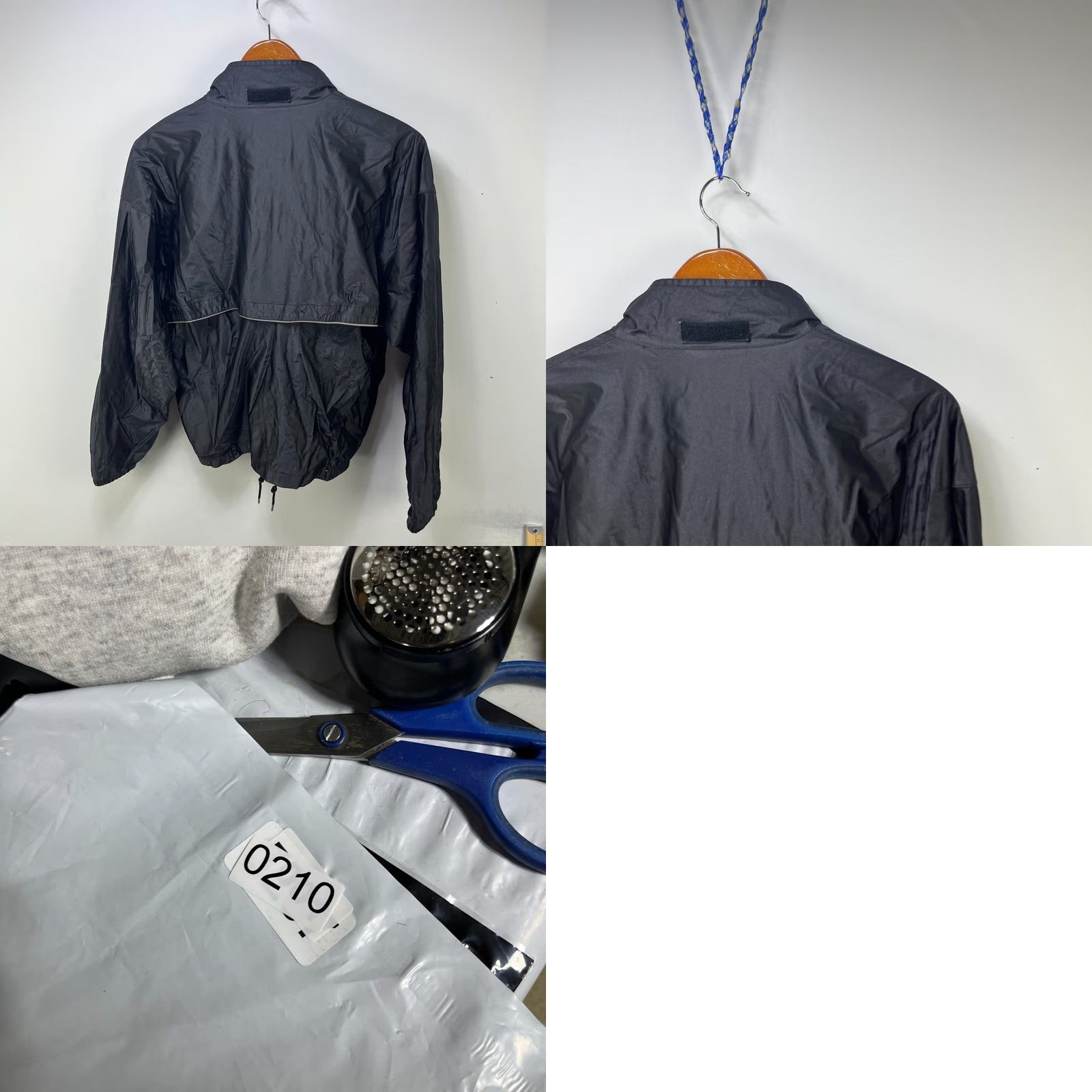 Asics VINTAGE ASICS Gore-Tex Windbreaker Jacket S Black 90s Logo Hooded Reversible Windbreaker Mens Size US S / EU 44-46 / 1 - 8 Thumbnail