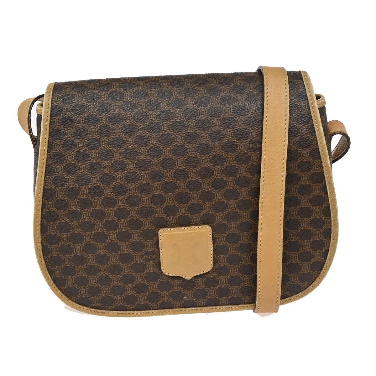 Celine Celine Macadam Shoulder Bag PVC Leather Size ONE SIZE - 1 Thumbnail