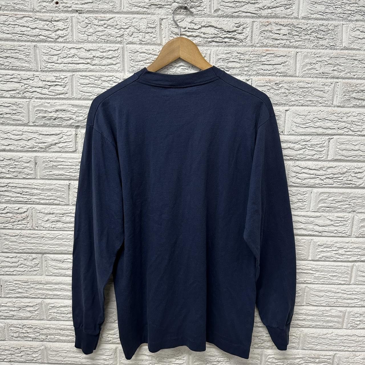 Nike Vintage 80s Nike Rep Boot Long Sleeve Shirt Large Size US L / EU 52-54 / 3 - 3 Thumbnail