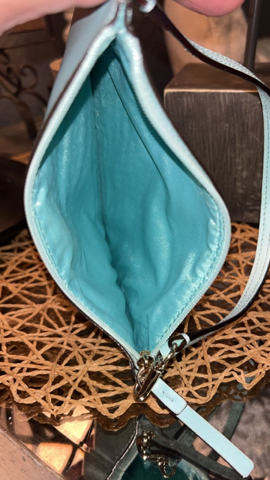 Kate Spade Women's Kate Spade Light Blue Clutch & Wristlet One Size Size ONE SIZE - 4 Thumbnail