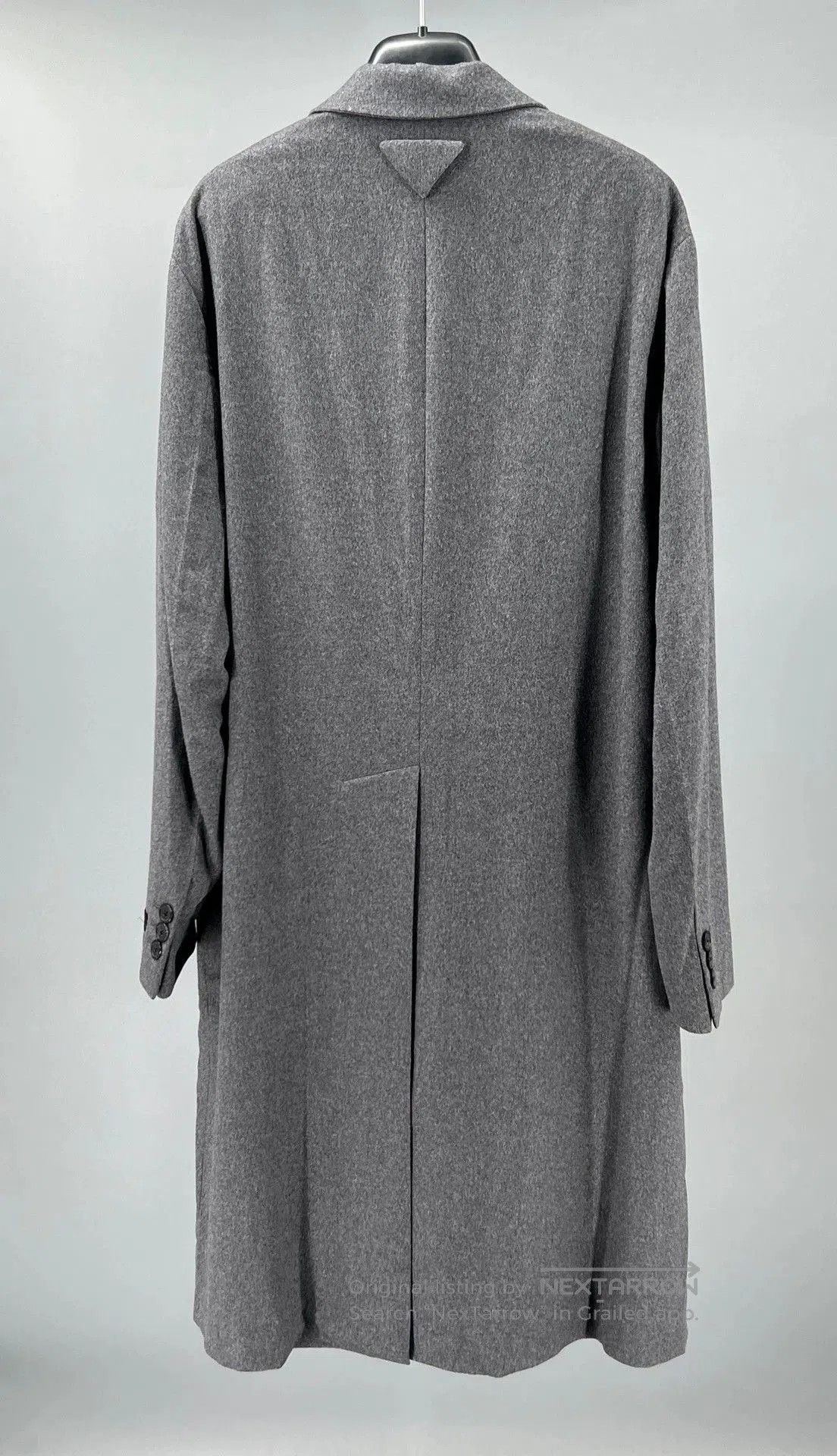 Prada prada gray cashmere long coat for men. Size US L / EU 52-54 / 3 - 4 Thumbnail