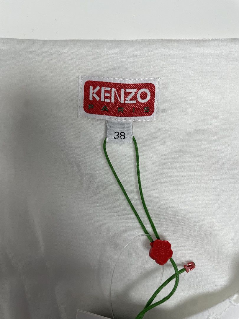 Kenzo KENZO Broderie Anglais Midi Dress Size S / US 4 / IT 40 - 4 Thumbnail