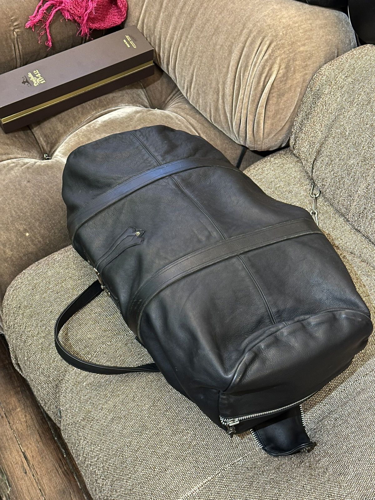 Chrome Hearts CHROME HEARTS LEATHER PATCHED CROSS DUFFLE Size ONE SIZE - 14 Thumbnail