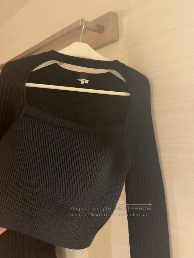 Loewe Loewe Wool knitted top Size L / US 10 / IT 46 - 4 Thumbnail