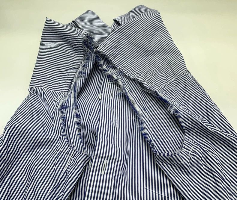 Balenciaga Balenciaga size 34 Sleeveless striped shirt, blue and whit Size XS / US 0-2 / IT 36-38 - 6 Thumbnail