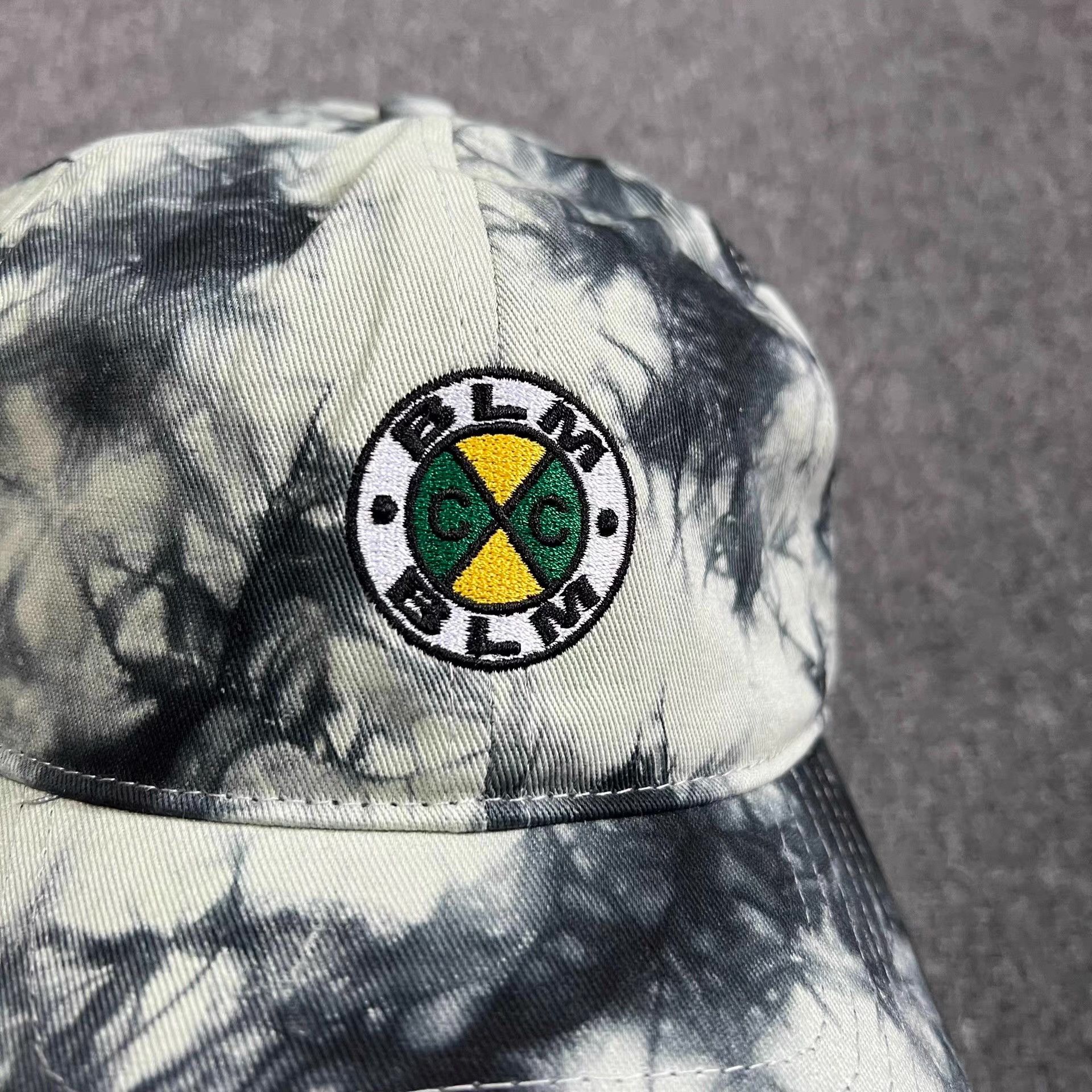 Cross Colours Cross Colours EmbroideredTie-DyeCurvedBrim Baseball Cap Q7 Size ONE SIZE - 2 Thumbnail