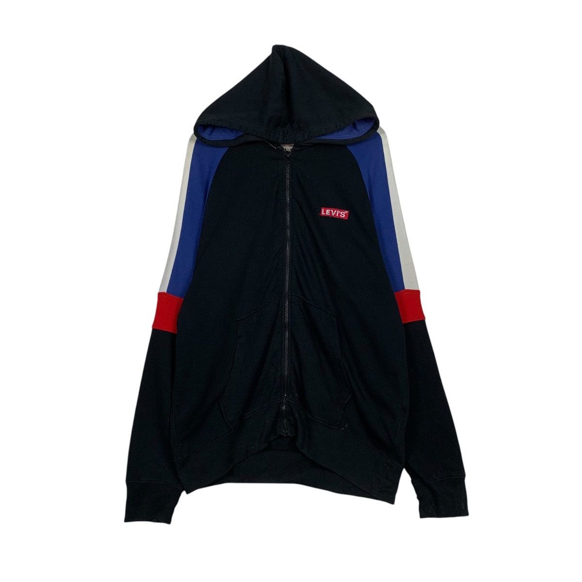 Levi's Levis Color Block Zipper Hoodie Size US M / EU 48-50 / 2 - 1 Thumbnail