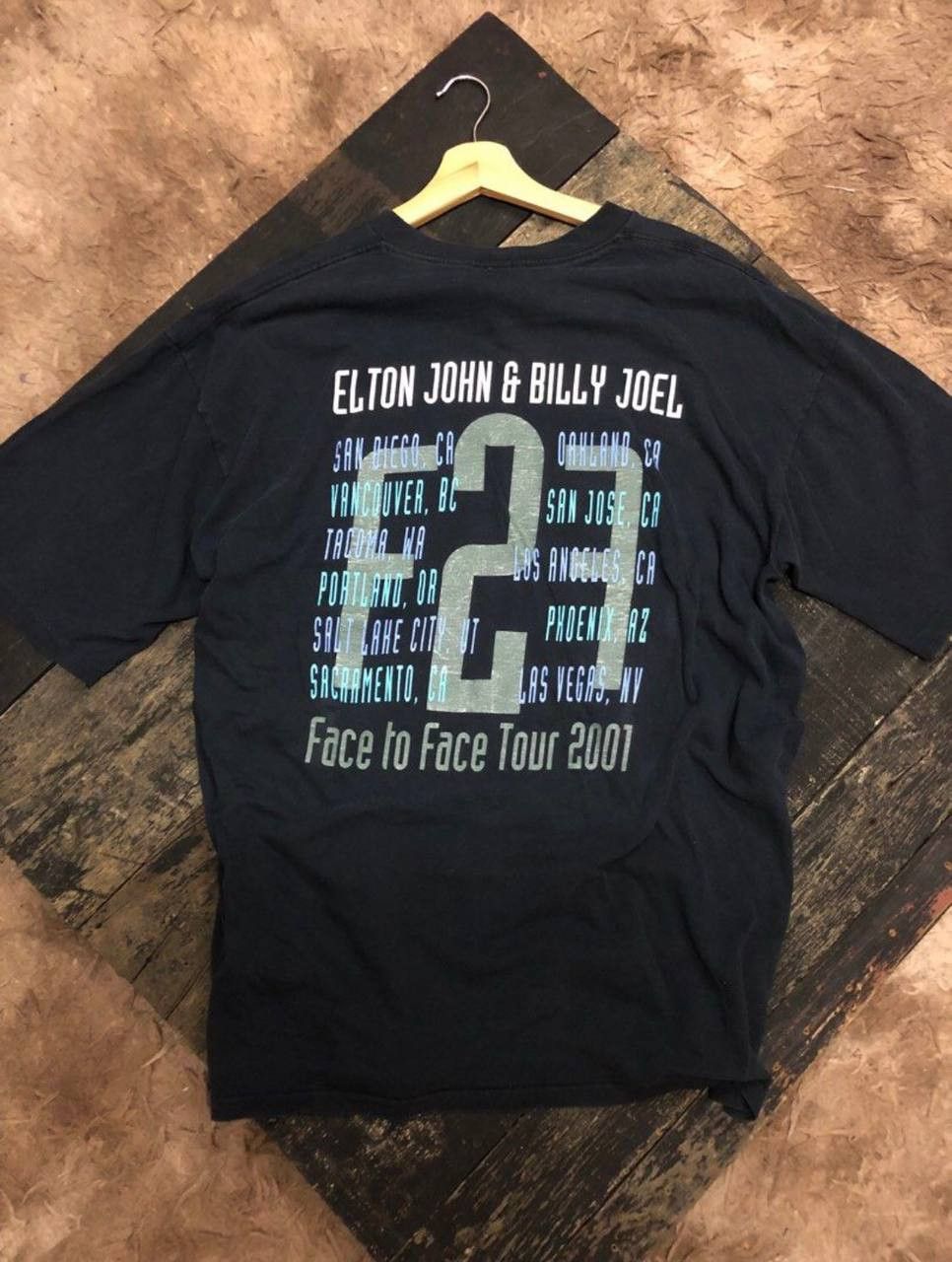 Band Tees × Japanese Brand × Vintage Elton John & Billy Joel Size US M / EU 48-50 / 2 - 3 Thumbnail