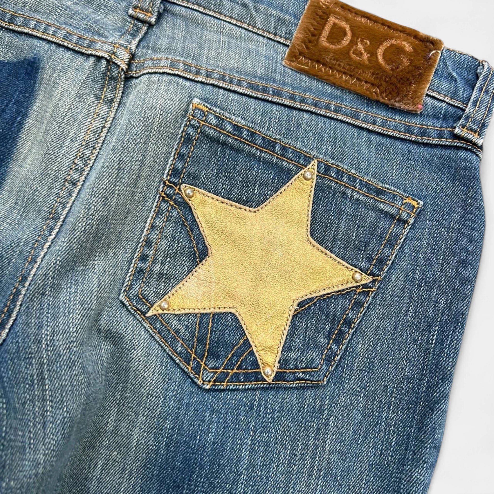 Dolce & Gabbana Dolce & Gabbana Flared Blue Denim Jeans Size 28" / US 6 / IT 42 - 4 Thumbnail