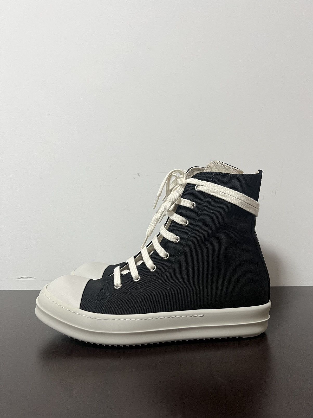 Rick Owens × Rick Owens Drkshdw Rick owens drkshdw ramones high top sneaks sz 41.5 Size US 8.5 / EU 41-42 - 2 Thumbnail