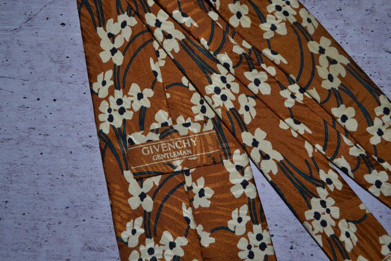 Givenchy × Vintage Givenchy Gentleman Vintage Tie 100% Silk Size ONE SIZE - 7 Thumbnail