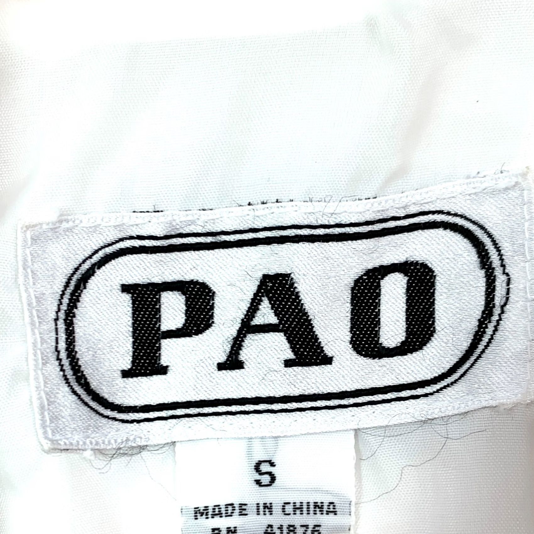 Vintage VINTAGE PAO White Short Zip Jacket Womens Small Size S / US 4 / IT 40 - 3 Thumbnail