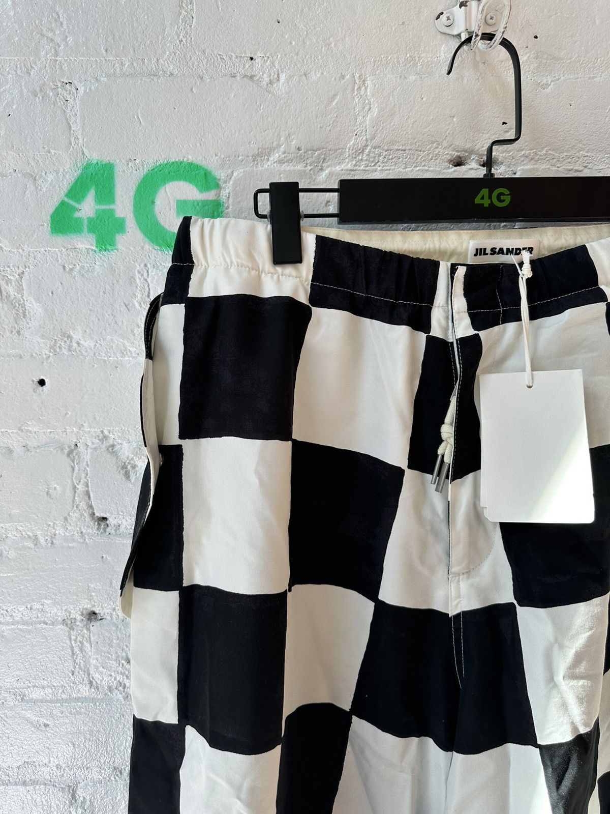 Jil Sander JILL SANDERS CHECKERED BOARD RUNWAY CARGOS Size US 34 / EU 50 - 2 Thumbnail