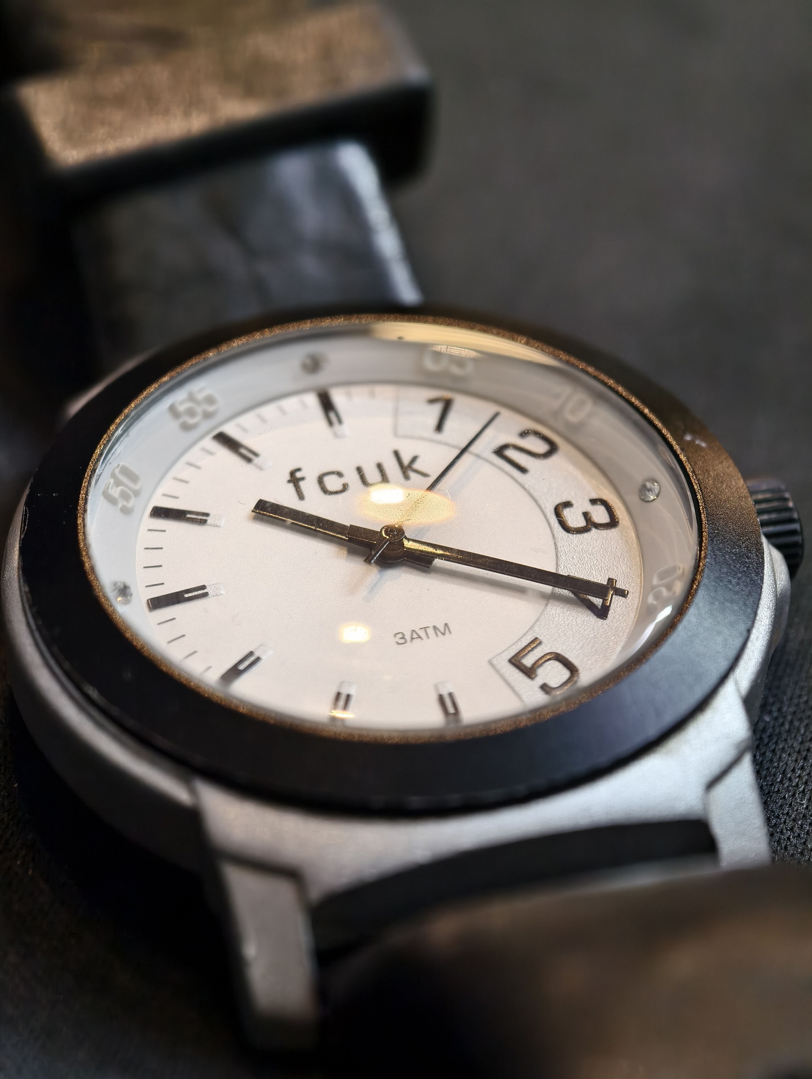 FCUK FCUK watch with vtg leather French connection Size ONE SIZE - 2 Thumbnail