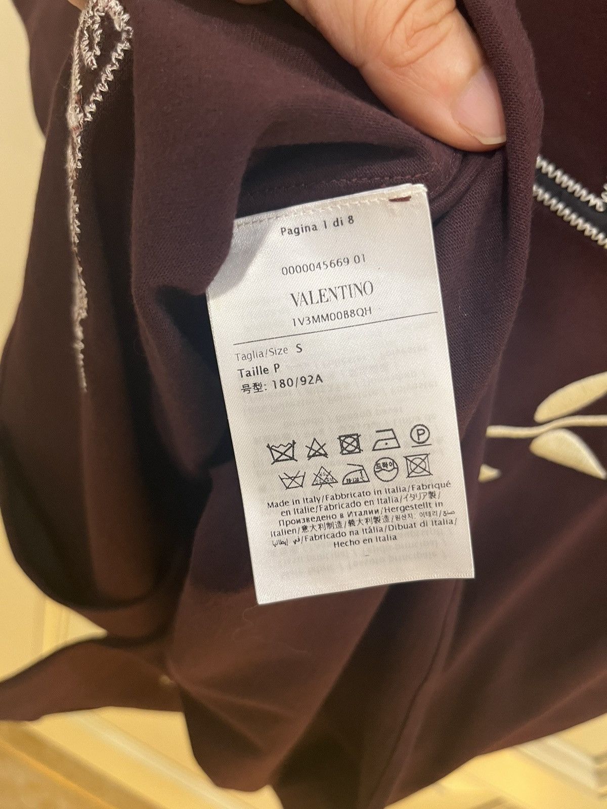 Valentino Valentino logo patch short.sleeve shirt size S Size US S / EU 44-46 / 1 - 15 Thumbnail