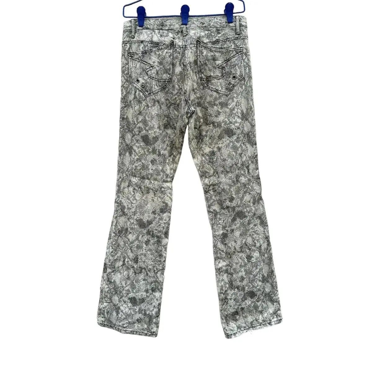 Seditionaries FLARES‼️SEMATIC DESIGN JEAN SNAKE SKIN TROUSERS BOOTCUT PANT Size US 30 / EU 46 - 2 Thumbnail