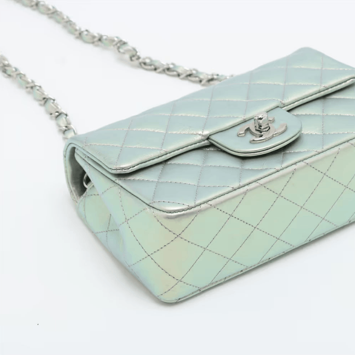 Chanel CC Logo Mini Matelasse 20 Leather Single Flap & Chain Bag Size ONE SIZE - 4 Thumbnail
