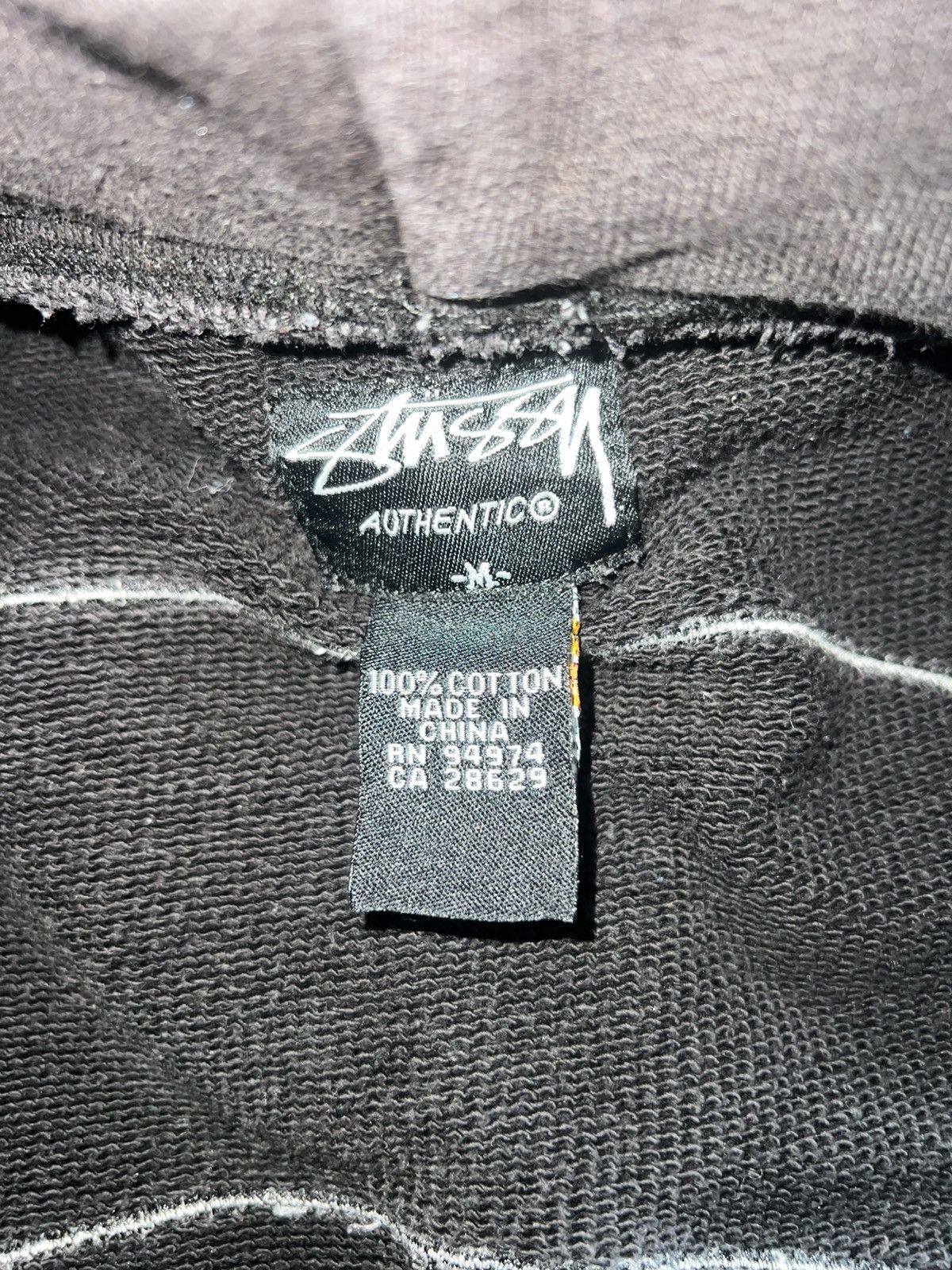 Stussy Vintage Y2K Stüssy "World Tribe" NY.L.T.LA. Zip-Up Hoodie Size US M / EU 48-50 / 2 - 4 Thumbnail