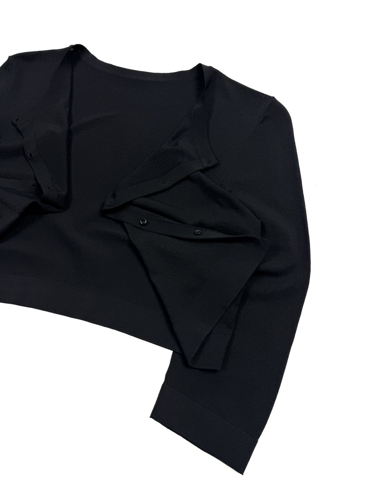 Alaia Alaia Archive Black Cropped Button Viscose Cardigan Size 42 Size M / US 6-8 / IT 42-44 - 11 Thumbnail