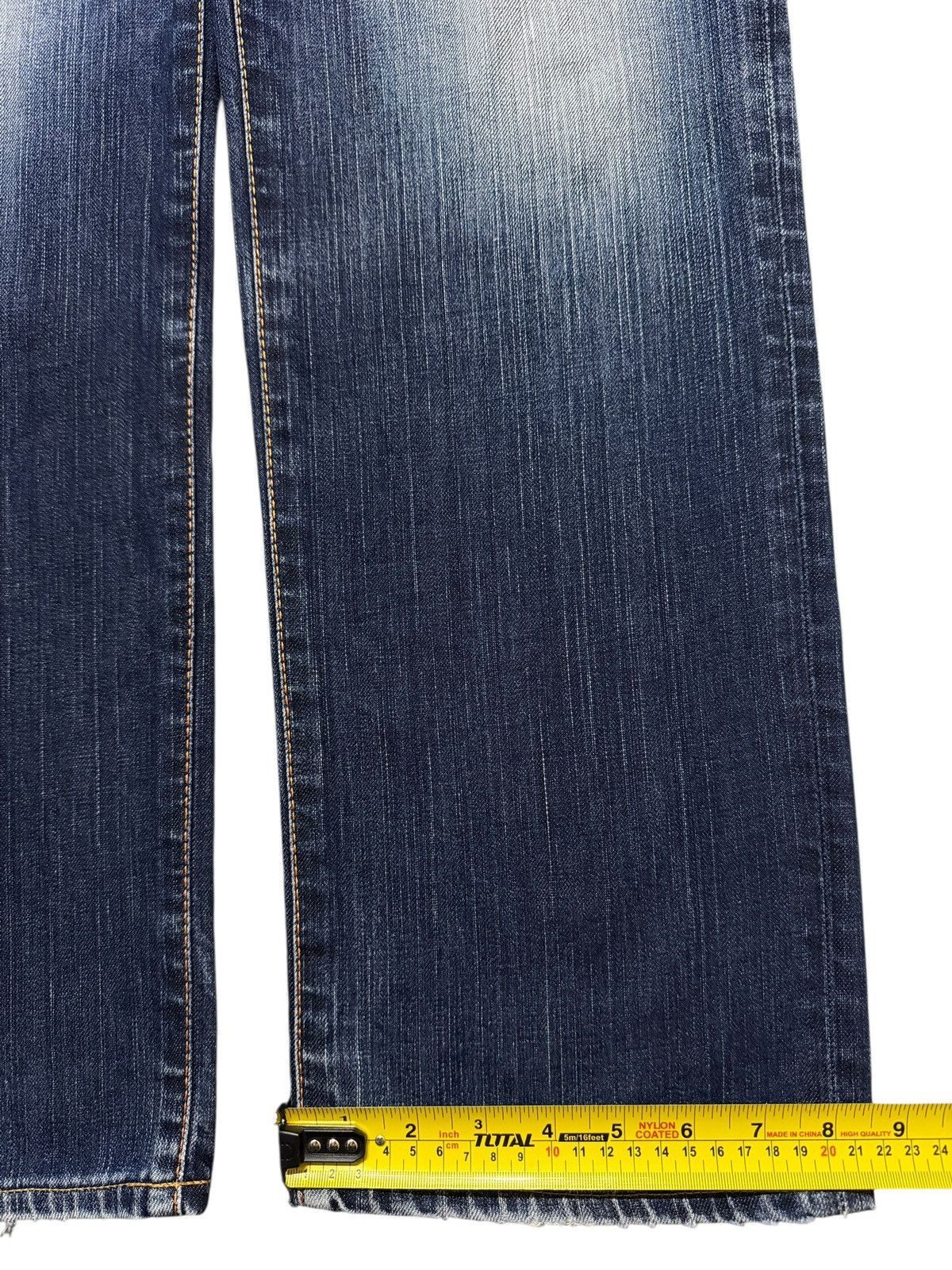 Edwin Vintage 90s Japan Edwin 503 Blue Faded Wash Straights Leg Size US 32 / EU 48 - 13 Thumbnail
