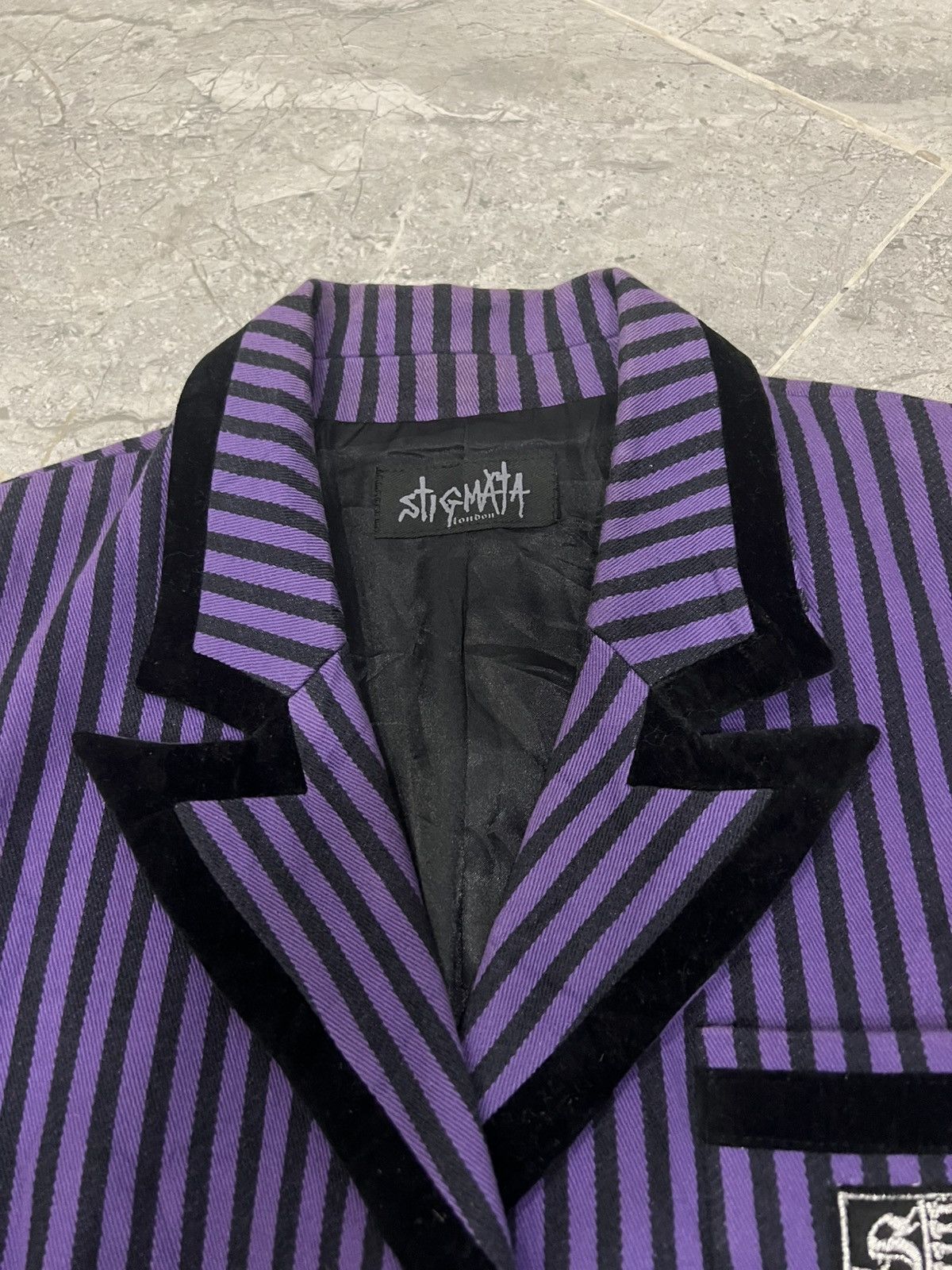 Sex Pot ReVeNGe Stigmata by Sexy Dynamite London Striped School Blazer Size M / US 6-8 / IT 42-44 - 4 Thumbnail