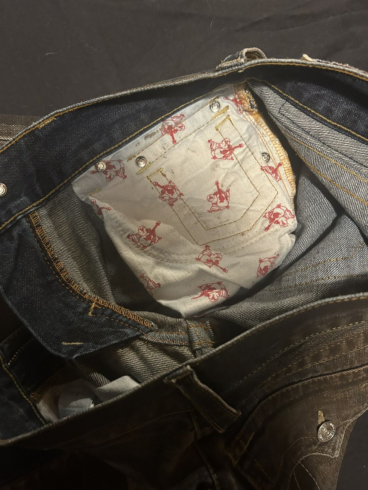 True Religion Waxed True Religion Jeans Size US 29 - 11 Thumbnail