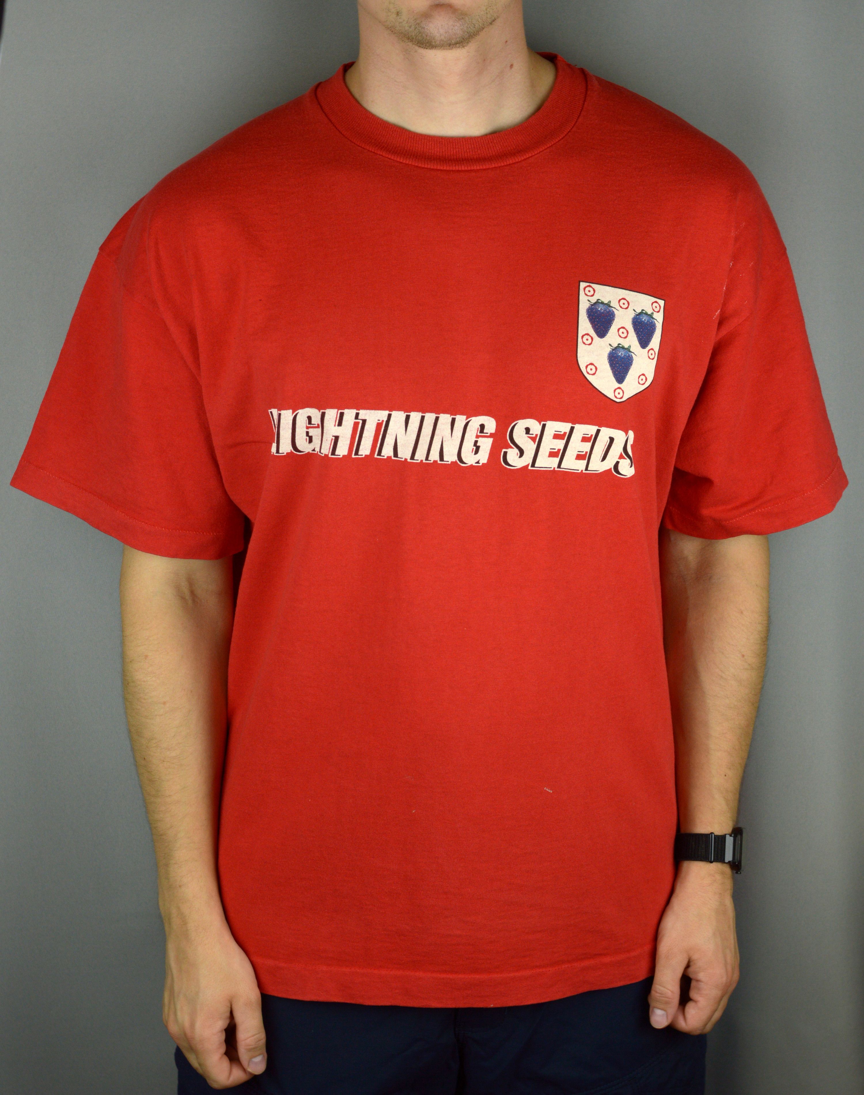 Band Tees × Vintage Vintage Lightning Seeds 90s t shirt Size US XL / EU 56 / 4 - 1 Thumbnail