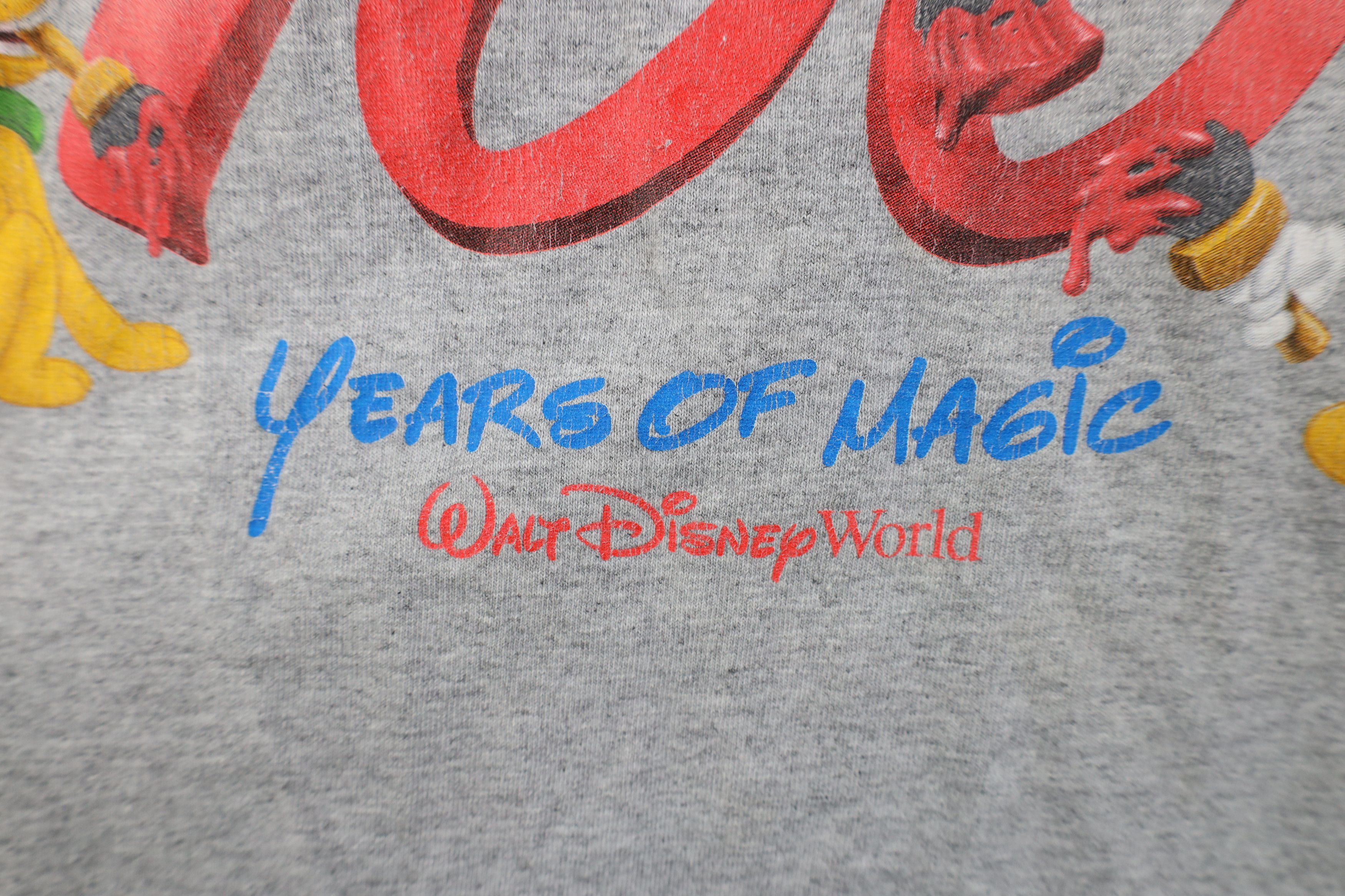 Disney Vintage 90s Disney 100 Years Disney Short Sleeve T-Shirt Size US XL / EU 56 / 4 - 5 Thumbnail