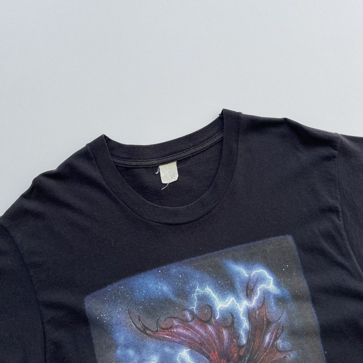 Vintage Peter Parcownik Art Diamond Dragon Logo T-Shirt 1992 Rare Size US S / EU 44-46 / 1 - 2 Thumbnail