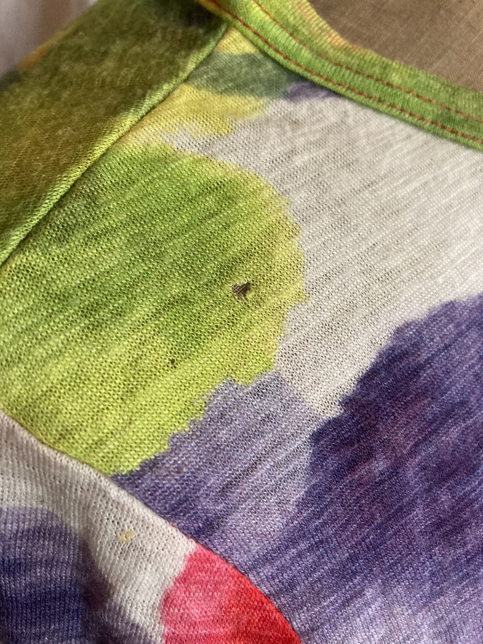 Y's Y's Yohji Yamamoto Wool Cardigan - Vibrant Watercolor Print Size M / US 6-8 / IT 42-44 - 5 Thumbnail