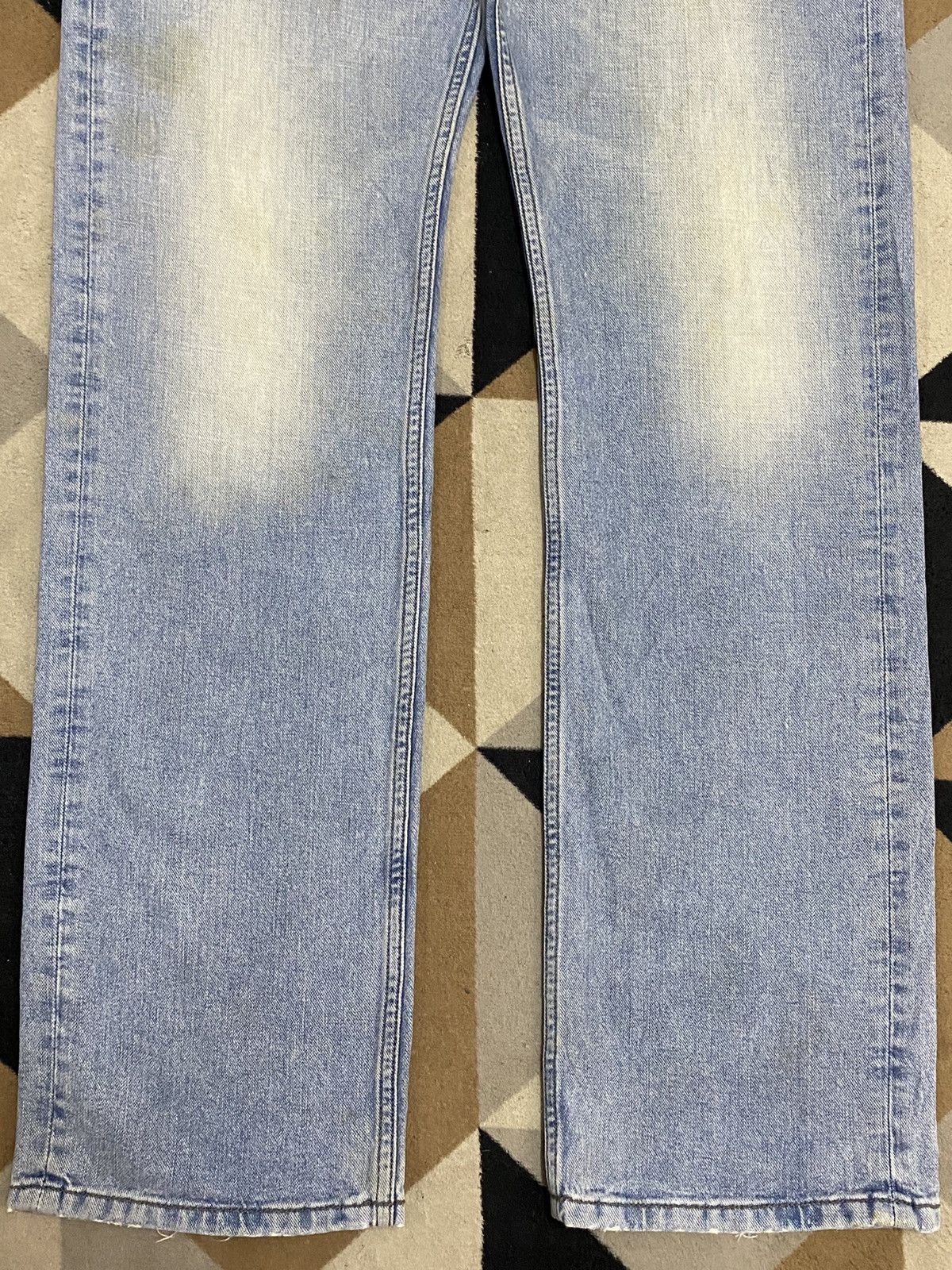 Diesel Vtg Diesel Larkee Faded Wash Butterfly Botton Loose Jeans Size US 34 / EU 50 - 5 Thumbnail
