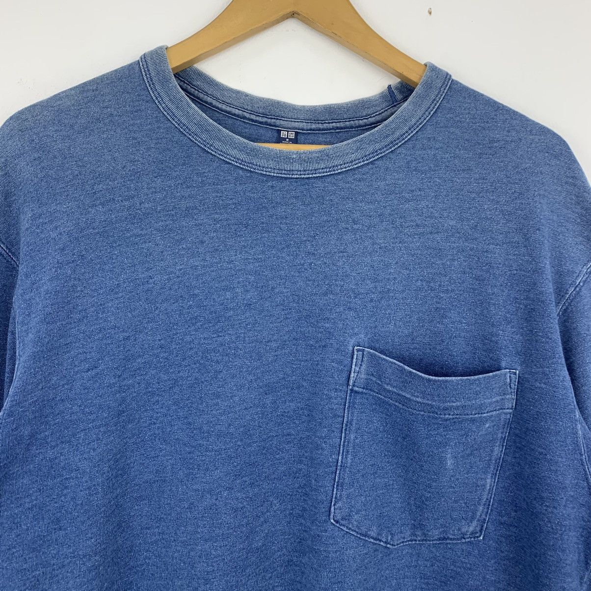 Japanese Brand × Uniqlo × Vintage Vintage Uniqlo Oversized Single Pocket T-Shirt Size US M / EU 48-50 / 2 - 3 Thumbnail