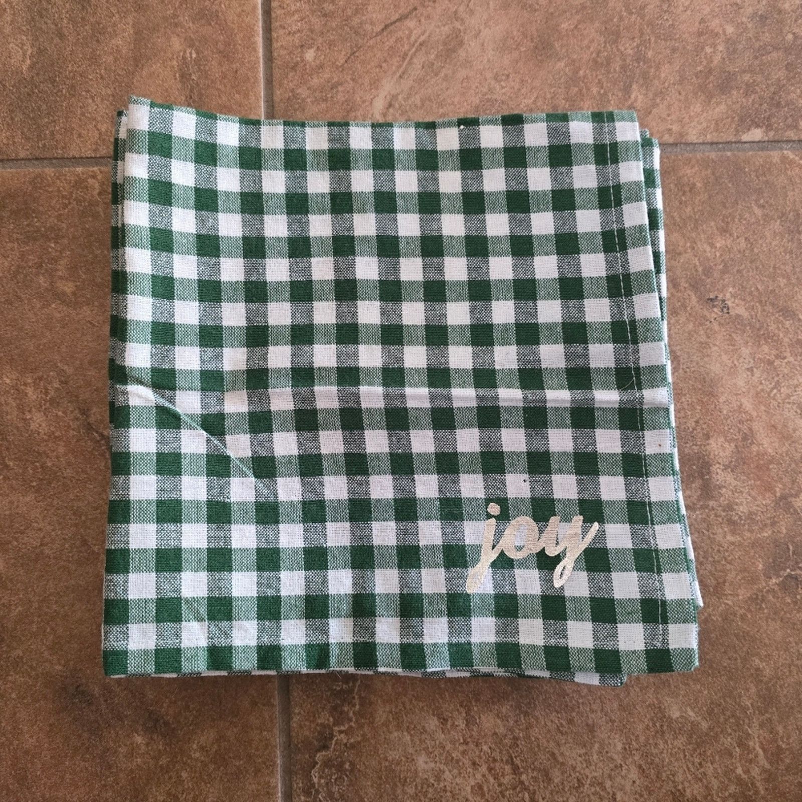 Other Green Plaid Joy Placemat 9 Bundle Size ONE SIZE - 2 Thumbnail