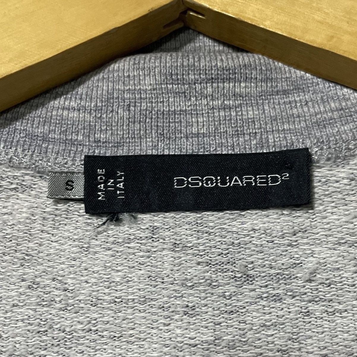 Dsquared2 Dsquared2 Distressed Zip Up Sweatshirt Size US S / EU 44-46 / 1 - 9 Thumbnail