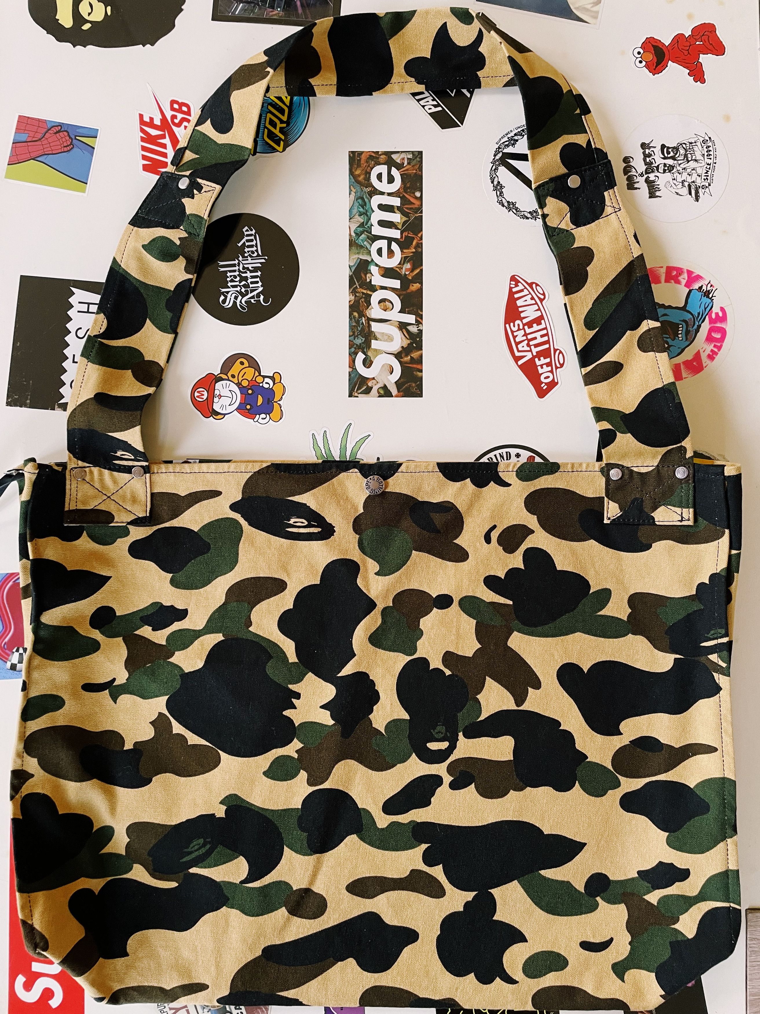 2 vintage offers bathing ape bags