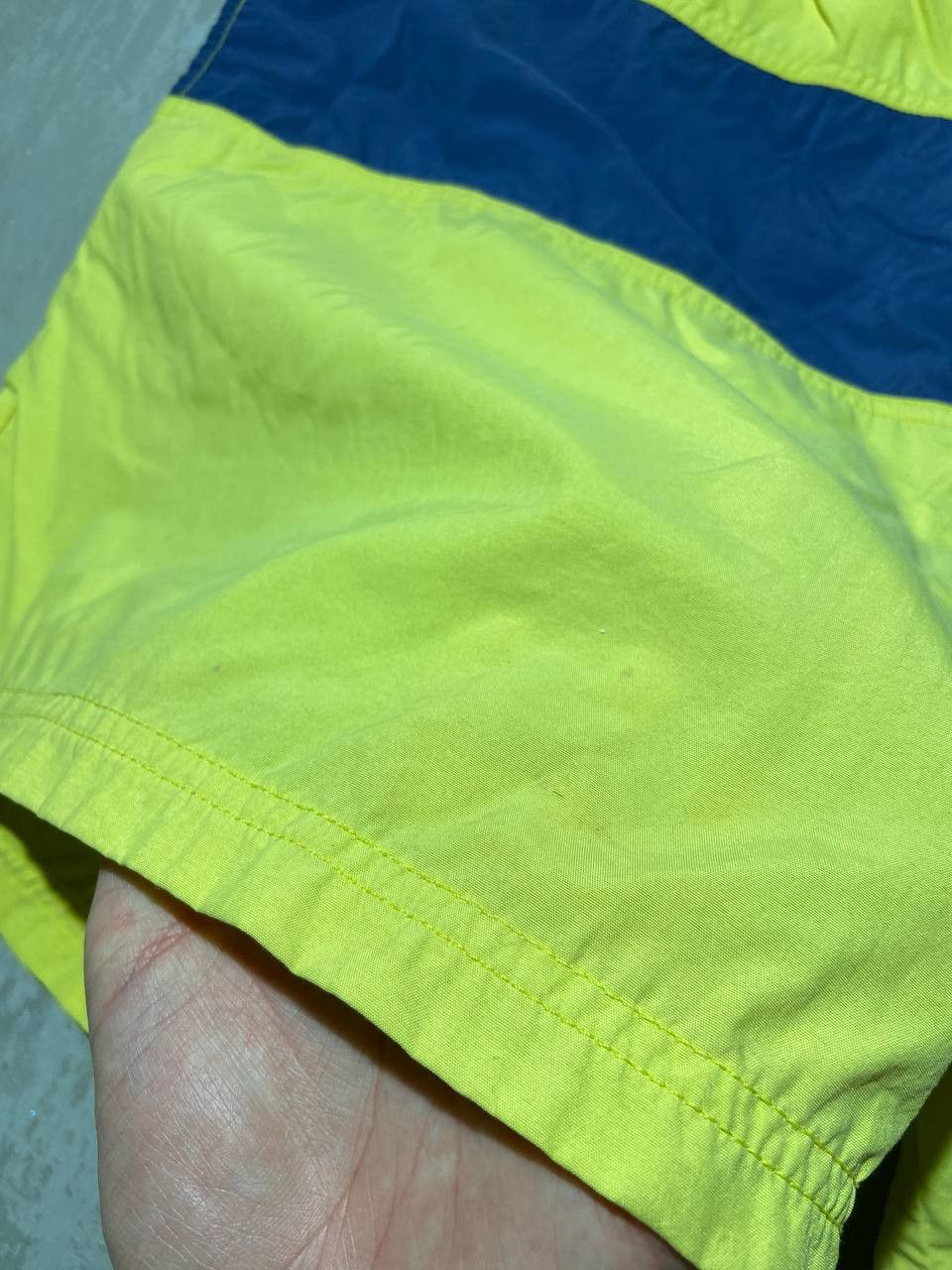 Nike × Vintage Vintage Nike Yellow Nylon Swim Trunks Shorts Size XL Size US 40 / EU 56 - 5 Thumbnail