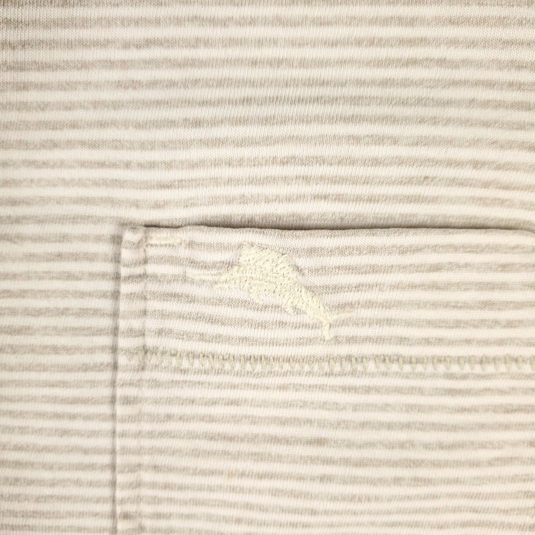 Tommy Bahama Tommy Bahama Polo Shirt Mens M Beige Striped Short Sleeve Polo Shirt Casual Classic Shirt Mens Beige Striped Polo Shirt Size US M / EU 48-50 / 2 - 2 Thumbnail