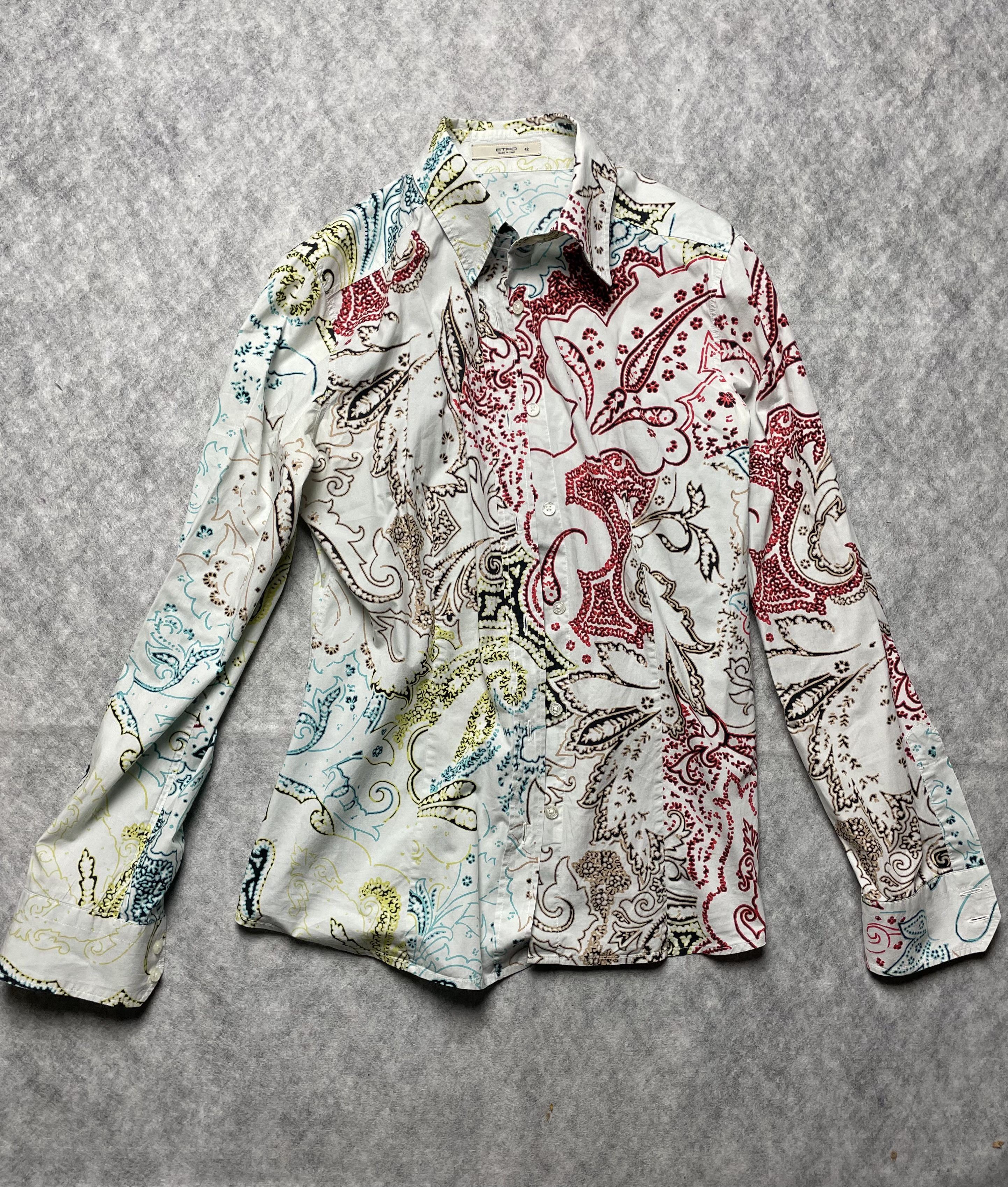 Etro ETRO Women’s Multicolor Paisley Button Down Shirt IT 42 Size M / US 6-8 / IT 42-44 - 5 Thumbnail