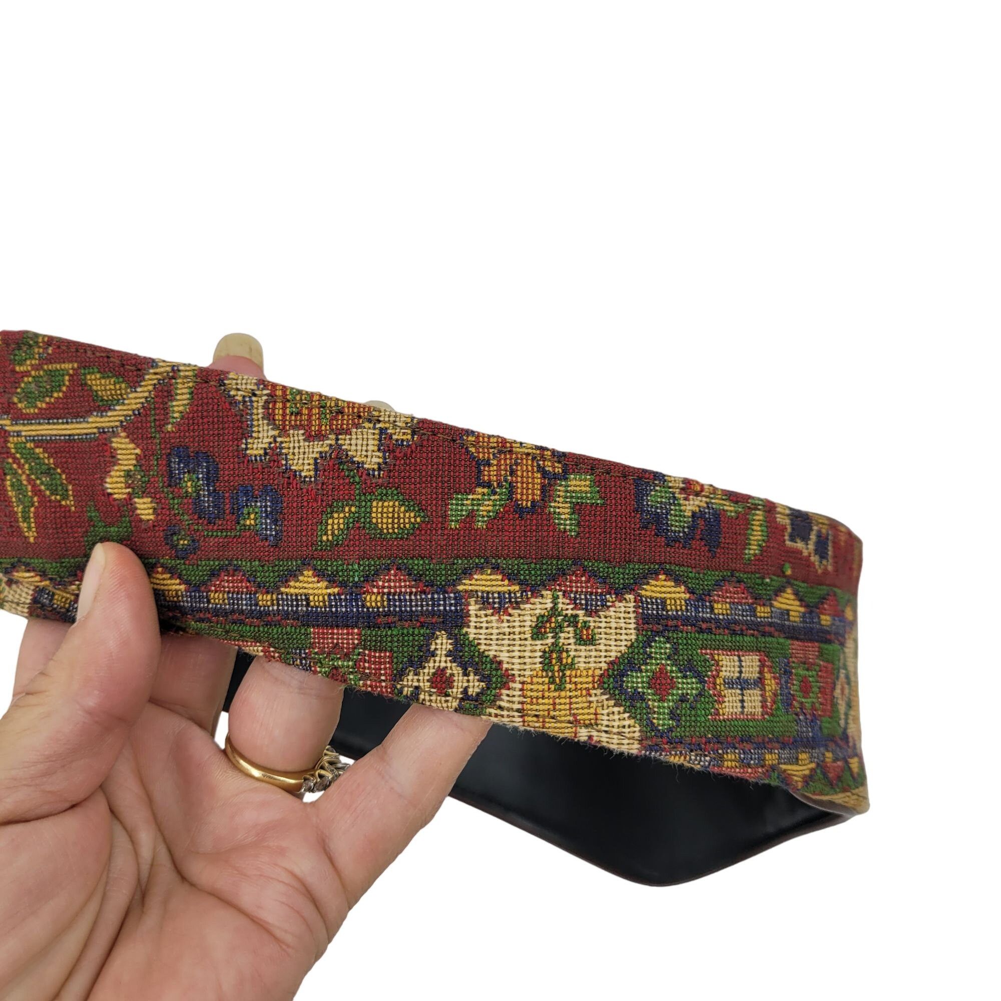 Vintage Vtg Womens Victorian Revival Belt Sz S Statement Regal Tapes Size ONE SIZE - 6 Thumbnail
